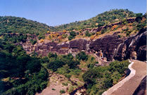 rock cut caves of Ajanta