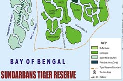 Sundarban tour map